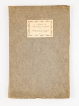 Les Rimes de Christophe Plantin. . PLANTIN, Christophe ; (SABBE, Maurice)