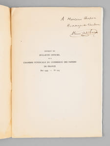 Papier tragique et célèbre [ Etude sur le papier du Testament de Louis XVI ] [ Livre dédicacé par l'auteur ]