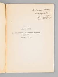 Papier tragique et célèbre [ Etude sur le papier du Testament de Louis XVI ] [ Livre dédicacé par l'auteur ]
