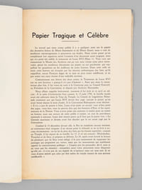 Papier tragique et célèbre [ Etude sur le papier du Testament de Louis XVI ] [ Livre dédicacé par l'auteur ]