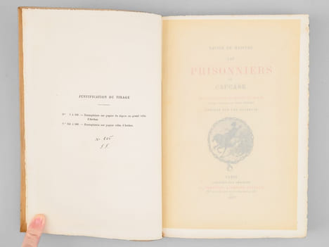 Les Prisonniers du Caucase. DE MAISTRE, Xavier ; (LE BLANT, Julien ; MULLER, Louis ; CLARETIE, Léo)