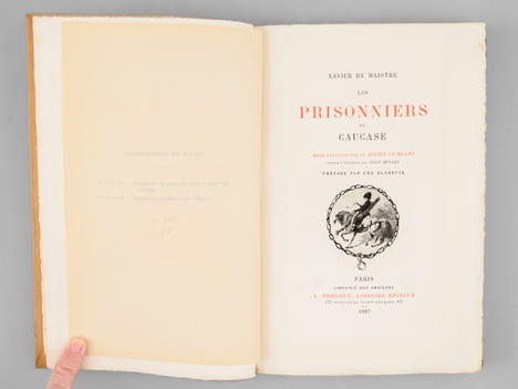 Les Prisonniers du Caucase. DE MAISTRE, Xavier ; (LE BLANT, Julien ; MULLER, Louis ; CLARETIE, Léo)
