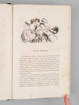 Contes de Boccace. BOCCACE, Jean ; (BARON, Henri ; JOHANNOT, Tony ; EMY, Hyacinthe ; NANTEUIL, Célestin ; GRANDVILLE, Jean-Jacques ; PINOT, Charles ; ...
