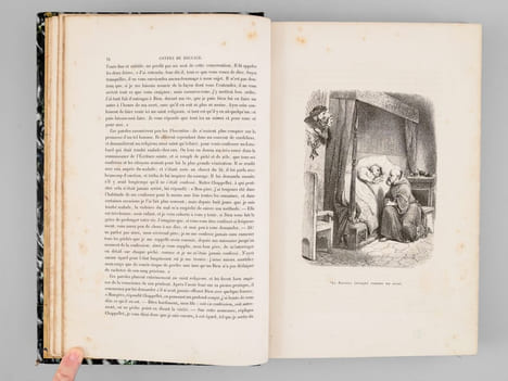 Contes de Boccace. BOCCACE, Jean ; (BARON, Henri ; JOHANNOT, Tony ; EMY, Hyacinthe ; NANTEUIL, Célestin ; GRANDVILLE, Jean-Jacques ; PINOT, Charles ; ...