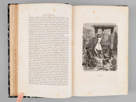 Contes de Boccace. BOCCACE, Jean ; (BARON, Henri ; JOHANNOT, Tony ; EMY, Hyacinthe ; NANTEUIL, Célestin ; GRANDVILLE, Jean-Jacques ; PINOT, Charles ; ...