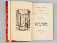 Physiologie des quais de Paris du Pont Royal au Pont Sully. Bouquinistes et bouquineurs.