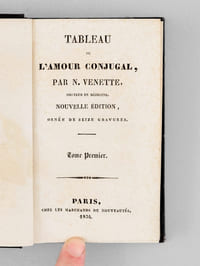 Tableau de l'amour conjugal (4 Tomes- Complet)