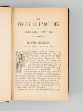 Le véritable Paroissien de l'Eglise Romaine contenant avec tous les Offices de l'année Ecclésiastique la Somme Liturgique et Théologique du Fidèle (4 ...