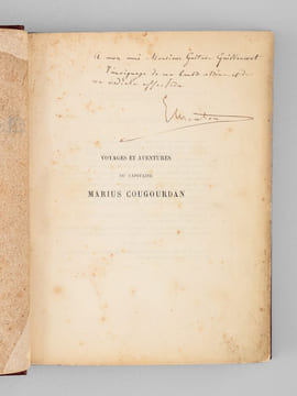 Voyages et Aventures du Capitaine Marius Cougourdan, Commandant le trois-mâts La Bonne-Mère du port de Marseille [ Edition originale - Livre dédicacé ...