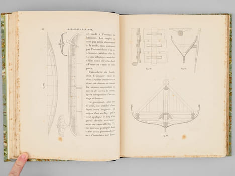 Notice historique sur les divers modes de transport par mer. TROGNEUX, Georges ; (DERENAUCOURT, H.)