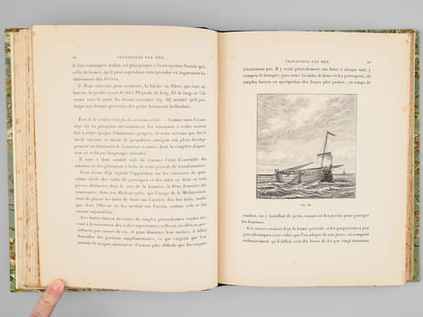 Notice historique sur les divers modes de transport par mer. TROGNEUX, Georges ; (DERENAUCOURT, H.)