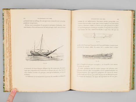 Notice historique sur les divers modes de transport par mer. TROGNEUX, Georges ; (DERENAUCOURT, H.)