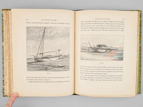 Notice historique sur les divers modes de transport par mer. TROGNEUX, Georges ; (DERENAUCOURT, H.)