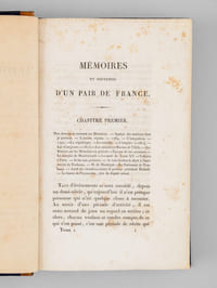 Mémoires et Souvenirs d'un Pair de France, ex-membre du Sénat Conservateur (4 Tomes - Complet) [ Edition originale ]