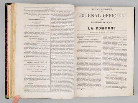 Réimpression du Journal Officiel de la République Française sous La Commune du 19 mars au 24 Mai 1871. . COLLECTIF
