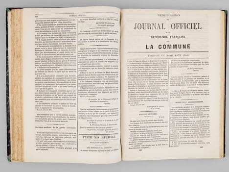 Réimpression du Journal Officiel de la République Française sous La Commune du 19 mars au 24 Mai 1871. . COLLECTIF
