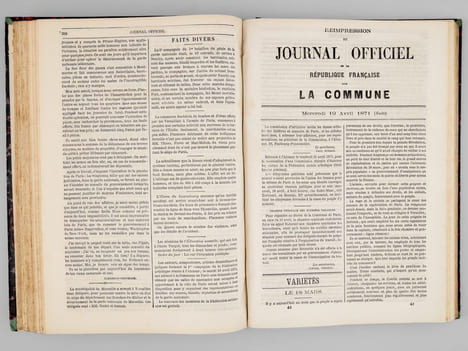 Réimpression du Journal Officiel de la République Française sous La Commune du 19 mars au 24 Mai 1871. . COLLECTIF
