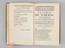 [ Recueil de 6 pi&egrave;ces de th&eacute;&acirc;tre : ] Le Comte de Warwik, trag&eacute;die par M. de La Harpe, Repr&eacute;sent&eacute;e pour la premiere fois par les Com&eacute;diens Fran&ccedil;ais ...