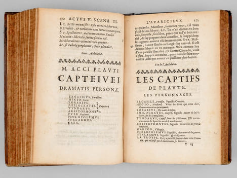 Comédies de Plaute, avec des Remarques en Latin & en François, au Roy (4 Tomes - Complet) M. Accii Plauti Comoediae In Quatuor Tomos digestae.. PLAUTE ...
