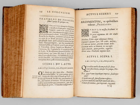 Comédies de Plaute, avec des Remarques en Latin & en François, au Roy (4 Tomes - Complet) M. Accii Plauti Comoediae In Quatuor Tomos digestae.. PLAUTE ...