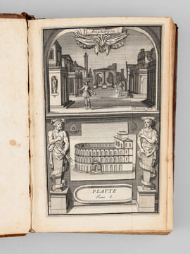 Comédies de Plaute, avec des Remarques en Latin & en François, au Roy (4 Tomes - Complet) M. Accii Plauti Comoediae In Quatuor Tomos digestae.. PLAUTE ...