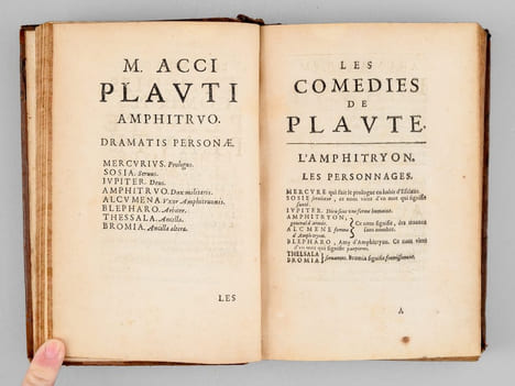 Comédies de Plaute, avec des Remarques en Latin & en François, au Roy (4 Tomes - Complet) M. Accii Plauti Comoediae In Quatuor Tomos digestae.. PLAUTE ...