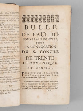 Le Saint Concile de Trente oecuménique et général, célèbre sous Paul III, Jules III, et Pie IV, Souverains Pontifes. Nouvellement traduit par M. ...