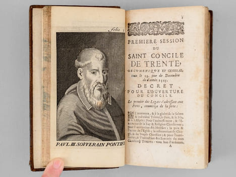 Le Saint Concile de Trente oecuménique et général, célèbre sous Paul III, Jules III, et Pie IV, Souverains Pontifes. Nouvellement traduit par M. ...