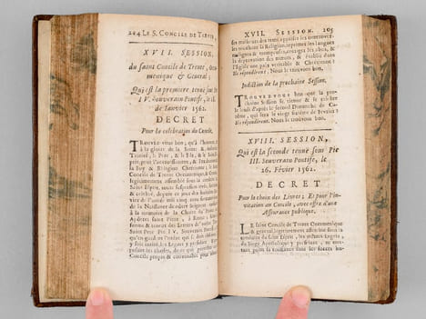 Le Saint Concile de Trente oecuménique et général, célèbre sous Paul III, Jules III, et Pie IV, Souverains Pontifes. Nouvellement traduit par M. ...