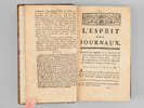 L'Esprit des Journaux Fran&ccedil;ois et &eacute;trangers, Par une soci&eacute;t&eacute; de Gens-de-Lettres. Vingt-unieme ann&eacute;e. Tome IX. Septembre 1792.. VALADE, Veuve