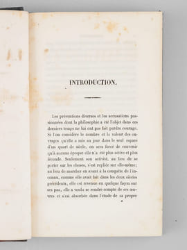 De la Certitude. Rapport à l'Académie des sciences morales et politiques précédé d'une introduction sur les devoirs de la philosophie dans l'état ...