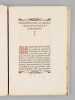 Trois Opuscules de Blaise Pascal. PASCAL, Blaise ; JOU, Louis