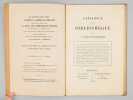 Catalogue de la biblioth&egrave;que du C   Alexis de Chasteigner  [ Exemplaire sur papier de hollande d&eacute;dicac&eacute; par Mounastre-Picamilh ] . DUGUIT, J. ; ...