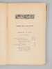 Catalogue de livres rares et pr&eacute;cieux provenant de la biblioth&egrave;que de M. H. B. de Bordeaux. [ Henri Bordes ] Contenant : Pens&eacute;es de Pascal, exemplaire ...