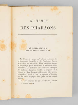 Au Temps des Pharaons [ Avec : ] Rois et dieux d'Égypte [ Avec : ] Mystères Egyptiens. . MORET, Alexandre
