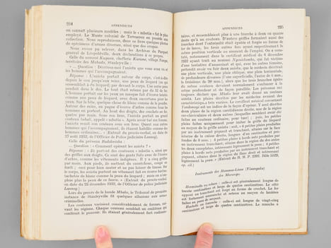 Les Sociétés secrètes des hommes-léopards en Afrique noire.. JOSET, Paul-Ernest ; (GRIAULE, Marcel)