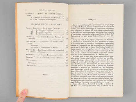 Les Sociétés secrètes des hommes-léopards en Afrique noire.. JOSET, Paul-Ernest ; (GRIAULE, Marcel)