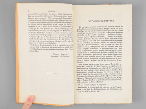 Les Sociétés secrètes des hommes-léopards en Afrique noire.. JOSET, Paul-Ernest ; (GRIAULE, Marcel)