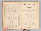 Palestine et Syrie avec les routes principales &agrave; travers la M&eacute;sopotamie et la Babylonie. Manuel du voyageur. BAEDEKER, Karl