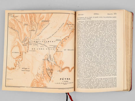 Palestine et Syrie avec les routes principales à travers la Mésopotamie et la Babylonie. Manuel du voyageur. BAEDEKER, Karl
