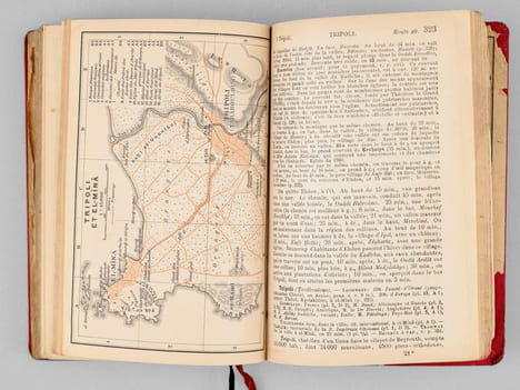 Palestine et Syrie avec les routes principales à travers la Mésopotamie et la Babylonie. Manuel du voyageur. BAEDEKER, Karl