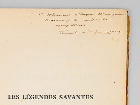 Les légendes savantes de la vieille Alsace [ Edition originale - Livre dédicacé par l'auteur ]. CHAMPEAUX, Ernest