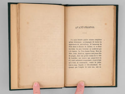 L'Apparition à la grotte de Lourdes en 1858 [ Edition originale ]