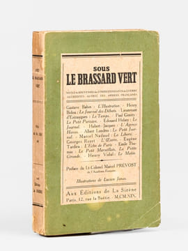 Sous le brassard vert. Notes & souvenirs de correspondants de guerre accrédités auprès des armées françaises [ Contient : ] Gustave Babin : ...