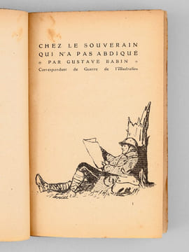 Sous le brassard vert. Notes & souvenirs de correspondants de guerre accrédités auprès des armées françaises [ Contient : ] Gustave Babin : ...