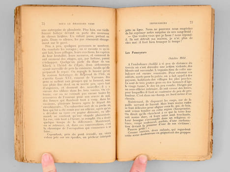 Sous le brassard vert. Notes & souvenirs de correspondants de guerre accrédités auprès des armées françaises [ Contient : ] Gustave Babin : ...