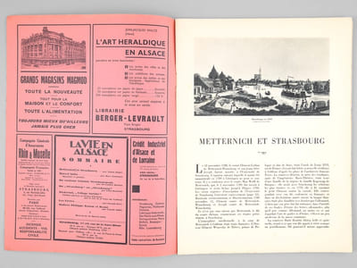 La Vie en Alsace (Années 1937 - 1938 - 1939 complètes) 1937 : 12 numéros ; 1938 : 12 numéros ; 1939 : 9 numéros (n° 1, 2, 3, 4, 5, 6/7, 8/9)