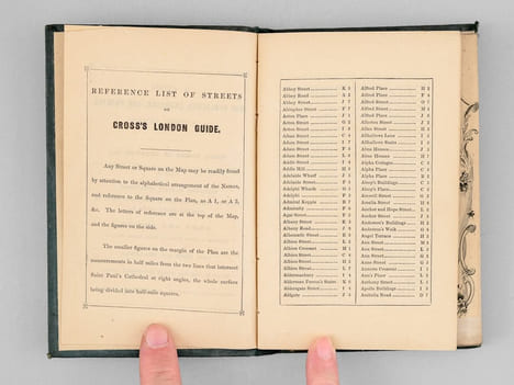 Cross's pocket plan of London and Street Directory 1839 [ Cross's pocket plan of London and improved guide ]. CROSS, Joseph