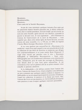 Huysmans bibliophile et bibliophiles huysmansiens [ Edition originale - Livre dédicacé par l'auteur avec 2 lettres autographes signées de l'auteur ] ...