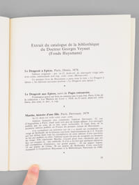 Huysmans bibliophile et bibliophiles huysmansiens [ Edition originale - Livre dédicacé par l'auteur avec 2 lettres autographes signées de l'auteur ] Allocution prononcée à Paris le 11 mai 1978 dans le cloître de l'église Saint-Séverin après la messe anniversaire de la mort de Joris-Karl Huysmans, 